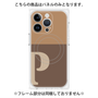 プレミアムパネル with MagSafe［ オリジナル - initial two tone - P brown ］