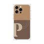 プレミアムパネル with MagSafe［ オリジナル - initial two tone - P brown ］
