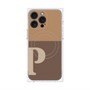 プレミアムパネル with MagSafe［ オリジナル - initial two tone - P brown ］