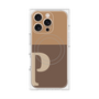 プレミアムパネル with MagSafe［ オリジナル - initial two tone - P brown ］