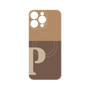 プレミアムパネル with MagSafe［ オリジナル - initial two tone - P brown ］
