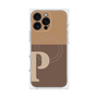 プレミアムパネル with MagSafe［ オリジナル - initial two tone - P brown ］