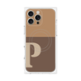 プレミアムパネル with MagSafe［ オリジナル - initial two tone - P brown ］