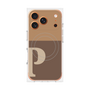 プレミアムパネル with MagSafe［ オリジナル - initial two tone - P brown ］