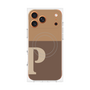 プレミアムパネル with MagSafe［ オリジナル - initial two tone - P brown ］