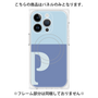 プレミアムパネル with MagSafe［ オリジナル - initial two tone - P blue ］
