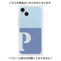 プレミアムパネル with MagSafe［ オリジナル - initial two tone - P blue ］