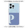 プレミアムパネル with MagSafe［ オリジナル - initial two tone - P blue ］