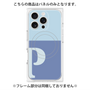 プレミアムパネル with MagSafe［ オリジナル - initial two tone - P blue ］
