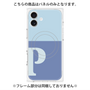 プレミアムパネル with MagSafe［ オリジナル - initial two tone - P blue ］