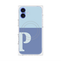 プレミアムパネル with MagSafe［ オリジナル - initial two tone - P blue ］