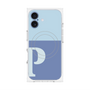 プレミアムパネル with MagSafe［ オリジナル - initial two tone - P blue ］