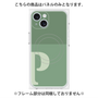 プレミアムパネル with MagSafe［ オリジナル - initial two tone - P green ］