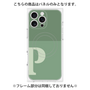プレミアムパネル with MagSafe［ オリジナル - initial two tone - P green ］