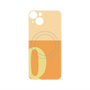 プレミアムパネル with MagSafe［ オリジナル - initial two tone - Q orange ］
