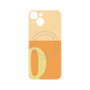 プレミアムパネル with MagSafe［ オリジナル - initial two tone - Q orange ］