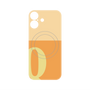プレミアムパネル with MagSafe［ オリジナル - initial two tone - Q orange ］