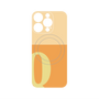 プレミアムパネル with MagSafe［ オリジナル - initial two tone - Q orange ］
