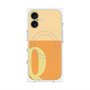 プレミアムパネル with MagSafe［ オリジナル - initial two tone - Q orange ］