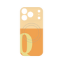 プレミアムパネル with MagSafe［ オリジナル - initial two tone - Q orange ］