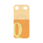 プレミアムパネル with MagSafe［ オリジナル - initial two tone - Q orange ］