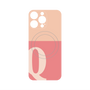 プレミアムパネル with MagSafe［ オリジナル - initial two tone - Q pink ］