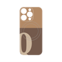 プレミアムパネル with MagSafe［ オリジナル - initial two tone - Q brown ］