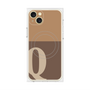 プレミアムパネル with MagSafe［ オリジナル - initial two tone - Q brown ］