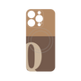 プレミアムパネル with MagSafe［ オリジナル - initial two tone - Q brown ］