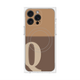 プレミアムパネル with MagSafe［ オリジナル - initial two tone - Q brown ］