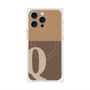 プレミアムパネル with MagSafe［ オリジナル - initial two tone - Q brown ］