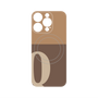 プレミアムパネル with MagSafe［ オリジナル - initial two tone - Q brown ］