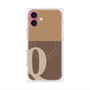 プレミアムパネル with MagSafe［ オリジナル - initial two tone - Q brown ］