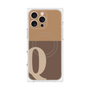 プレミアムパネル with MagSafe［ オリジナル - initial two tone - Q brown ］