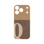 プレミアムパネル with MagSafe［ オリジナル - initial two tone - Q brown ］