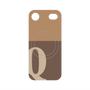 プレミアムパネル with MagSafe［ オリジナル - initial two tone - Q brown ］