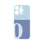 プレミアムパネル with MagSafe［ オリジナル - initial two tone - Q blue ］