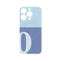 プレミアムパネル with MagSafe［ オリジナル - initial two tone - Q blue ］