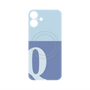 プレミアムパネル with MagSafe［ オリジナル - initial two tone - Q blue ］