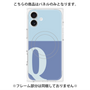 プレミアムパネル with MagSafe［ オリジナル - initial two tone - Q blue ］