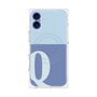プレミアムパネル with MagSafe［ オリジナル - initial two tone - Q blue ］