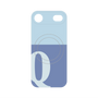プレミアムパネル with MagSafe［ オリジナル - initial two tone - Q blue ］