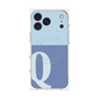 プレミアムパネル with MagSafe［ オリジナル - initial two tone - Q blue ］