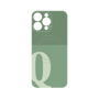 プレミアムパネル with MagSafe［ オリジナル - initial two tone - Q green ］