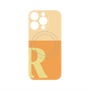 プレミアムパネル with MagSafe［ オリジナル - initial two tone - R orange ］
