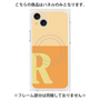 プレミアムパネル with MagSafe［ オリジナル - initial two tone - R orange ］