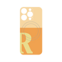 プレミアムパネル with MagSafe［ オリジナル - initial two tone - R orange ］
