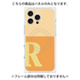 プレミアムパネル with MagSafe［ オリジナル - initial two tone - R orange ］