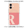 プレミアムパネル with MagSafe［ オリジナル - initial two tone - R pink ］