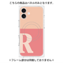 プレミアムパネル with MagSafe［ オリジナル - initial two tone - R pink ］